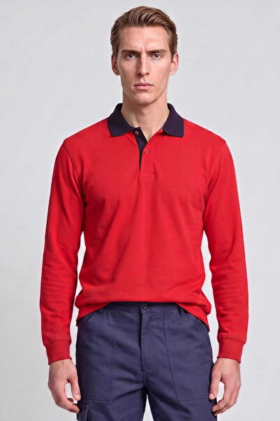 RELAXIA Polo Neck Sweatshirt