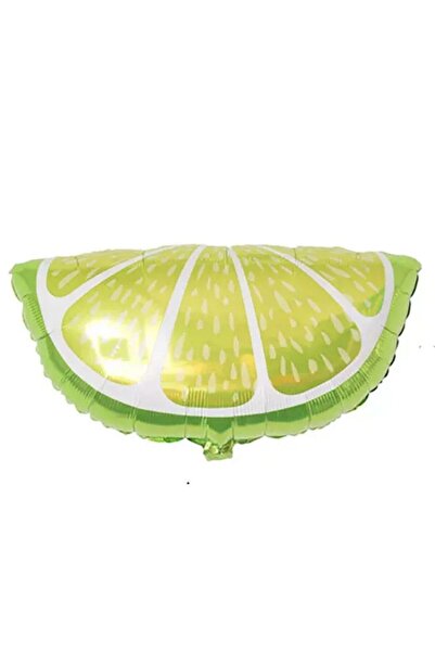 partidolu Fruit Lemon Limon Şeklinde Folyo Balon 48x67 cm Sarı Renk 1 Adet haw