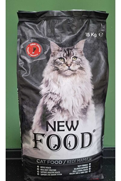NEW FOOD YETİŞKİN KEDİ MAMASI TAVUKLU 15 KG