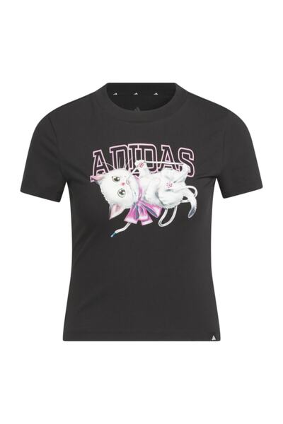 adidas W Co Cat Cro t Jn2548 Black T-Shirt