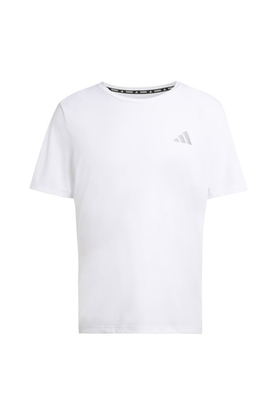 adidas Run Essentials Men's White Round Neck T-Shirt