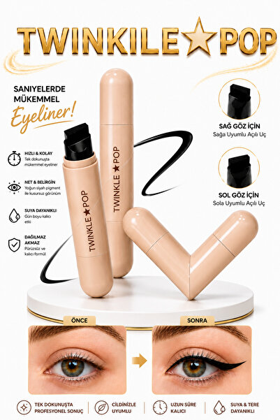 Twinkle Pop Eyeliner Stamp – Damga Uçlu Eyeliner Kalemi