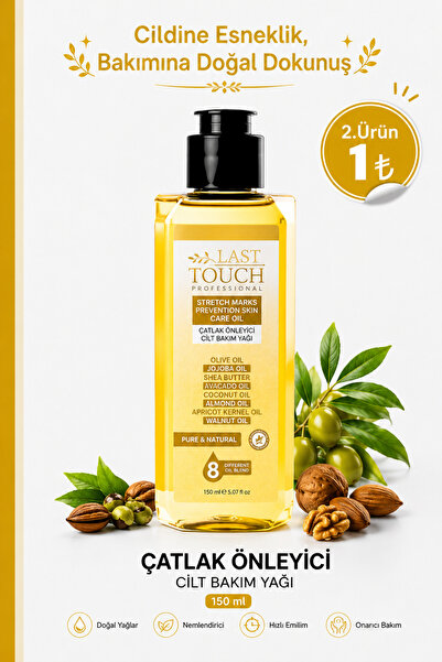 LAST TOUCH Çatlak Önleyici Cilt Bakım Yağı ( Hamilelik-Sporcu Çatlakları-Hızl...