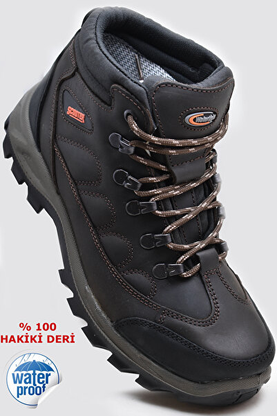 Scooter 5538 Orthopedic Waterproof Genuine Leather Outdoor Men's Boots Shoes ...