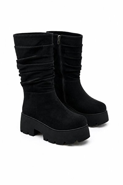 Solo Bag Women's Daily High-Top Comfortable Stylish Bellows Boots