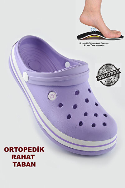 ISPARTALILAR 15090 Cv Crosss Style Unisex Slippers Nurse Doctor Slippers