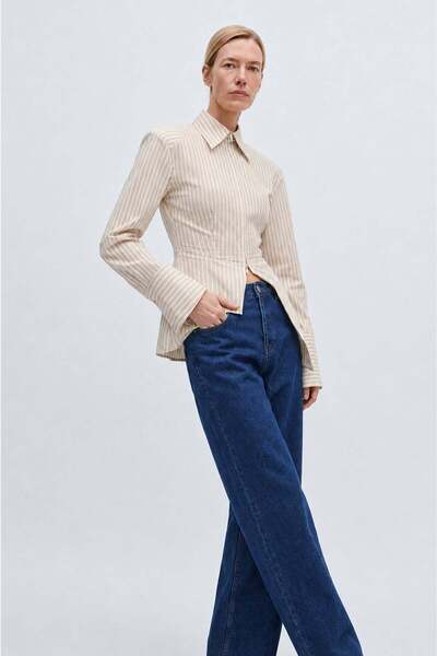 VATKALI Zippered Waist-Fitted Shirt - Premium Edition