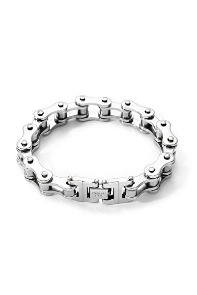 Choice Silver 1Pcs Men's Stainless Steel Bracelet Creative Imitation Bicycle ...