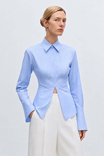 VATKALI Zippered Waist-Fitted Shirt - Premium Edition