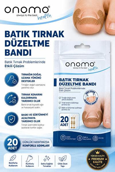 Onomo Health Batık Tırnak Bandı 20 Adet