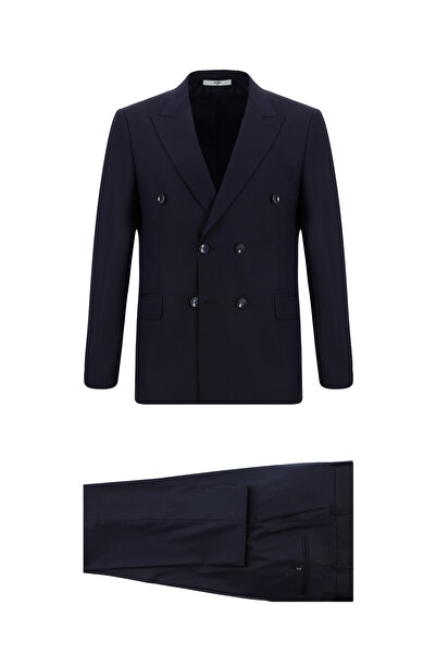 Kiğılı 6 Drop Regular Fit Standard Cut Patterned Double Breasted Suit