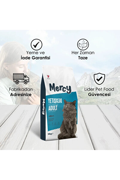 Mercy Somonlu Yetişkin Kedi Maması 10 Kg