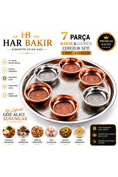 Genel Markalar Bakır sunum tabağı