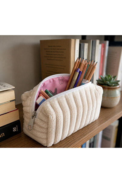 Shopendy Premium Corded Pen Holder – Large Capacity Zippered Pen Bag