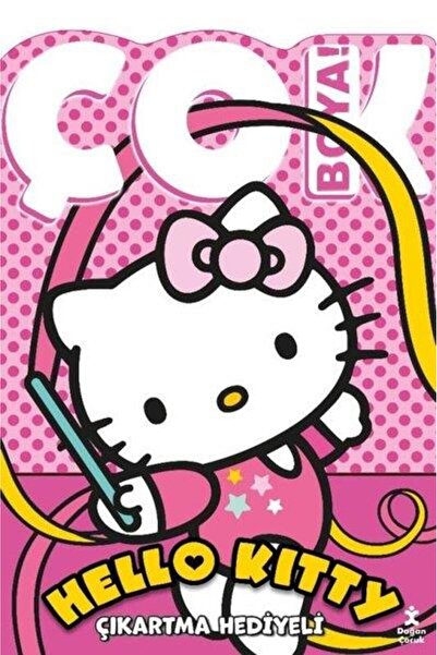Doğan Çocuk Hello Kitty - Çok Boya! Çıkartmalı Dev Boyama Kitabı