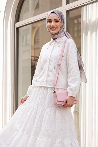 Modamorfo Fisto Detailed Skirted Suit -White