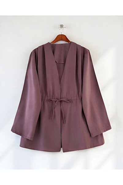 Modamorfo Buy Tunnel Lace Modal Kimono - Cherry