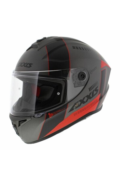AXXIS Kapalı Kask Draken Mp4 C5 Mat Kırmızı SMALL