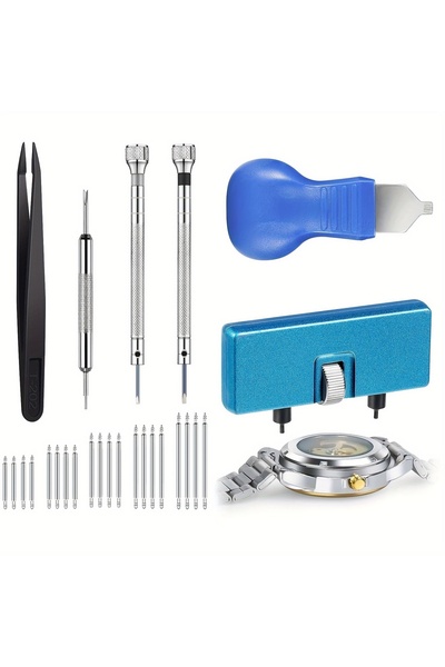 Choice 26pcs 26pcs Watch Repair Kit, Watch Battery Replacement Tool Kit with ...