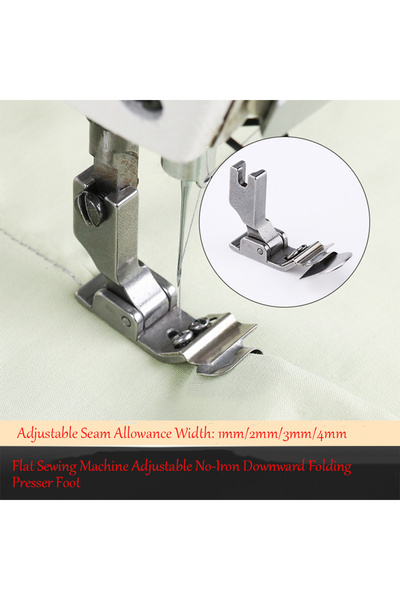 Choice Red Flatbed Sewing Machine No - Ironing Downward Folding Presser Foot,...