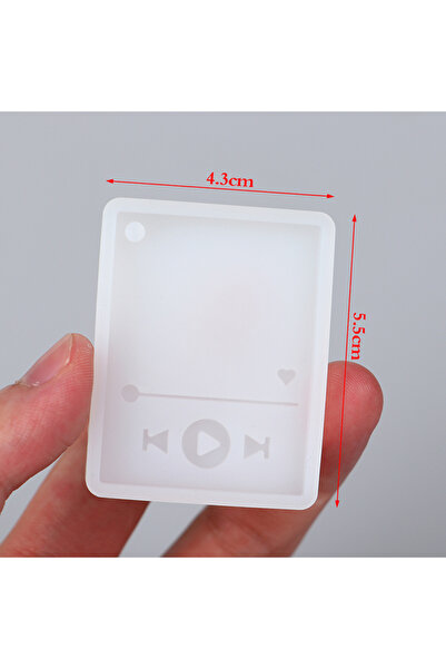 Choice 1PCS 1/3/5PCS Super Glossy Epoxy Resin Player Mold Keychain Casting Si...