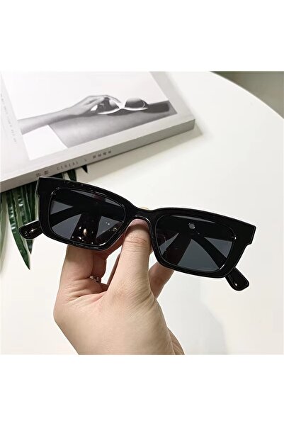 Choice Black 2024 New Women Rectangle Vintage Sunglasses Brand Designer Retro...