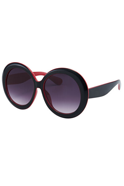 choice2 red Retro Big Round Frame Sunglasses Lady Oversized Fashionable Stree...