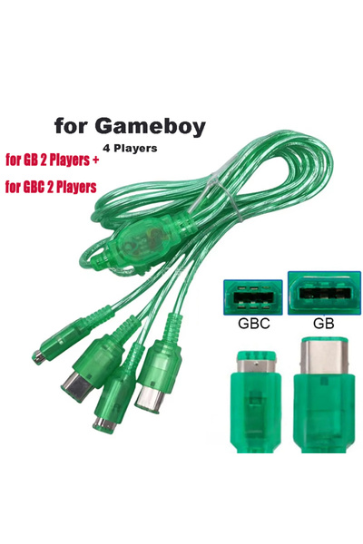 Choice كابل GBC بطول 1.5 متر لجهاز نينتندو جيم بوي GBC GBP GB، سلك ربط لأربعة...