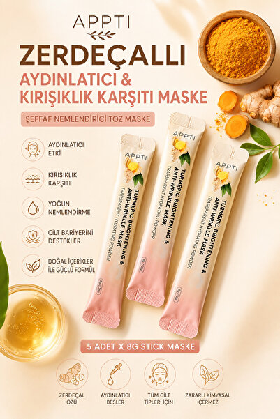 Prime ZERDEÇALLI AYDINLATICI & KIRIŞIKLIK KARŞITI MASKE
