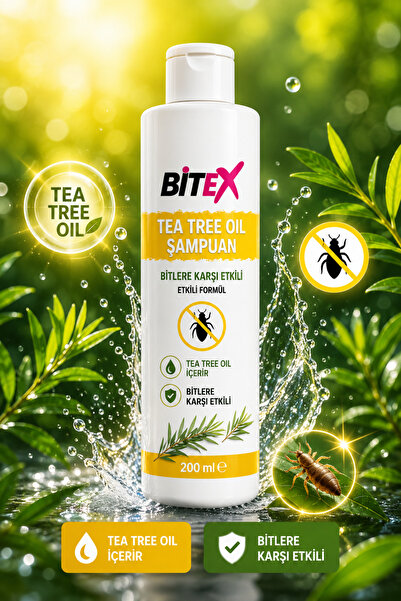 Bitex - Çay Ağacı Özlü Şampuan (Tarak Hediyeli)