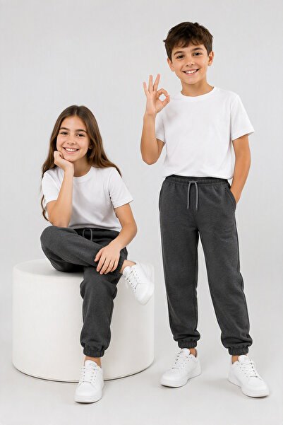 ALGLIFE Plain Children's School Trackpants with Side Pockets - Elastic Waist ...