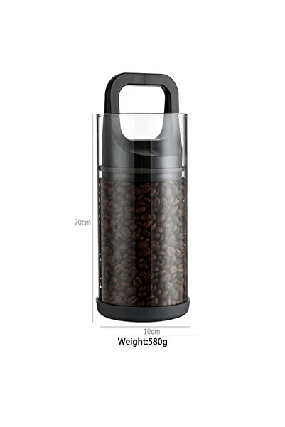 Choice 1PCs Clear Container Coffee Cans Vented and Vacuum Sealed Beans Fresh ...