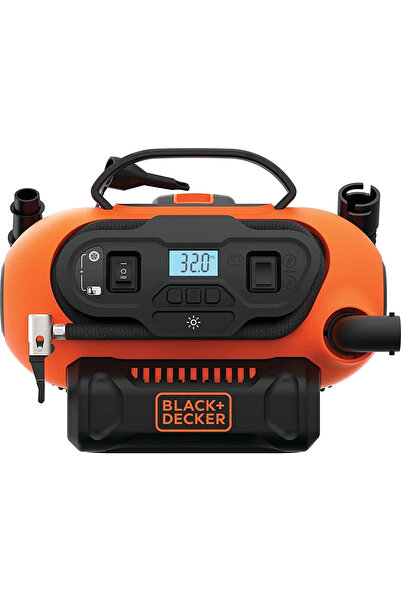 Black&Decker BDCINF18N 12Volt/220Volt/18Volt Li-Ion 160PSI Şarjlı Hava Kompre...