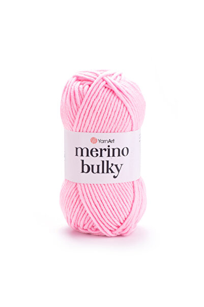 Yarnart Merino Bulky - Ață de tricotat manual Candy Pink-217