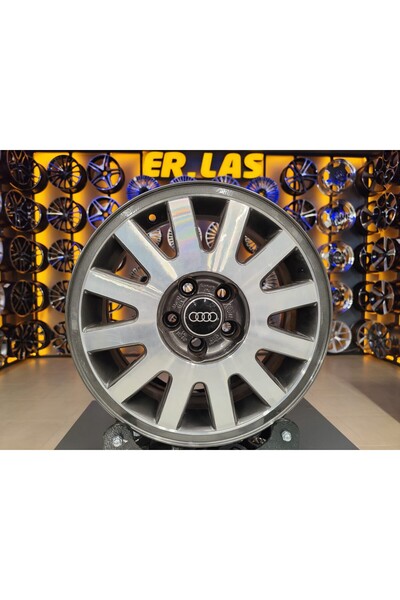 Audi 4 Adet ORIJINAL 6*15 5*100 ET35 57.1 GUN MACK JANT REVİZE EDİLMİŞ (Takım)