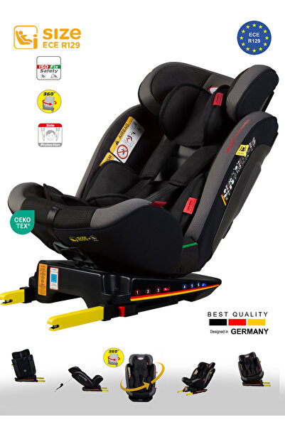 Holmer Kids Maxi Protect Aero 3d ( 360° Dönebilir) 0-36kg Oto Koltuğu Isofix/sps/sıp/latch