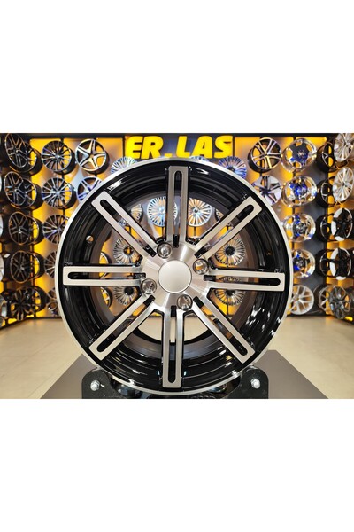 PRO 4 Adet PRO-48023 6*14 4*100 ET28 73.1 BLACK MACHINED JANT (Takım)