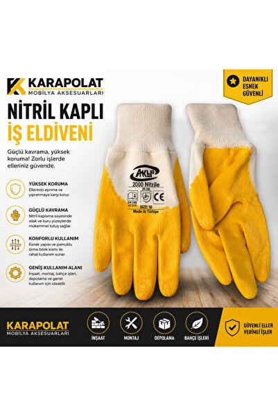 AKY 2000 Gloves Standard Nitrile No:10 (10Pcs)