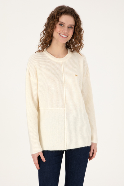 U.S. Polo Assn. سترة كريمية نسائية 50307894-VR256