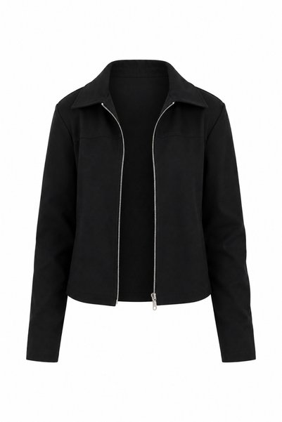 Zelish My Sister Black Zippered Jacket