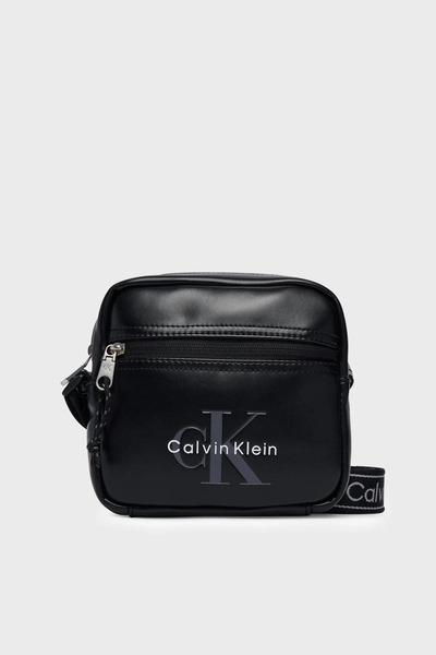 Calvin Klein Erkek Bold Logo Detaylı Webbing Omuz Çantası
