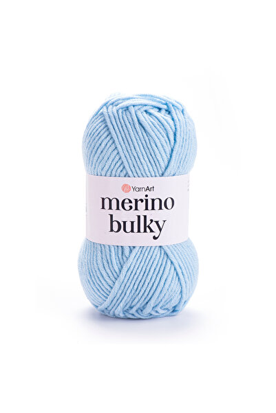 Yarnart Merino Bulky - Ață de tricotat manual Baby Blue-215