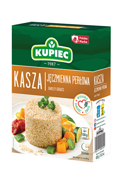Kupiec Gris de orz perlat Kupiec, 400 g, 8 porții