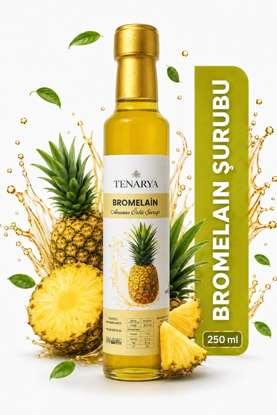 tenarya Bromelain Ananas İçeren Detox Şurubu 250 ml L-Karnitin Mate Yaprağı