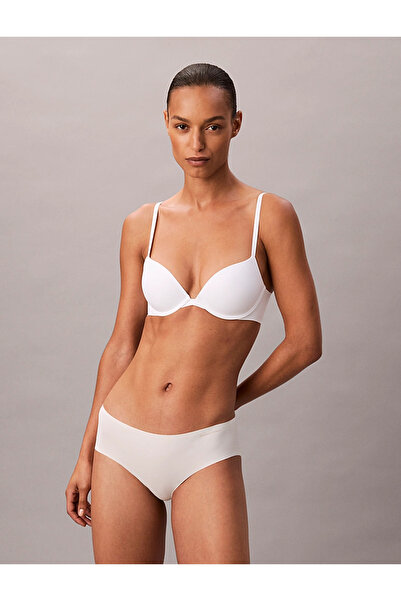 Calvin Klein Women's Stylish Design White Bra with Brand Logo, Suitable for D...