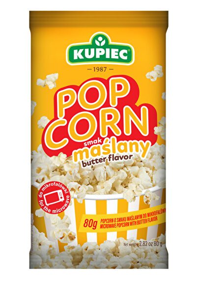 Kupiec Popcorn cu gust de unt, 80g,