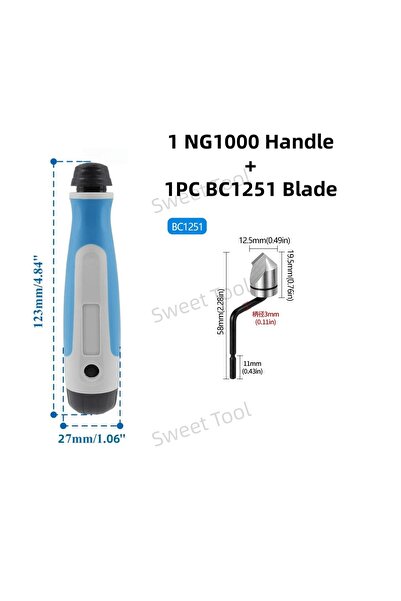 choice2 NG1000 X BC1251 NG1000 with BC1651 Professional Deburring Tool Set 90...