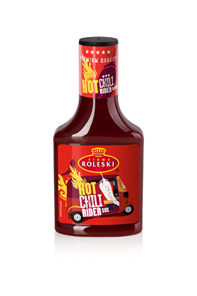 Roleski Sos picant Hot Chili, Fara conservanti, 355g