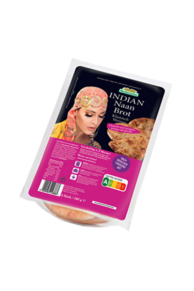 Mestemacher Naan Paine, pâine indiană, gri, 240 g