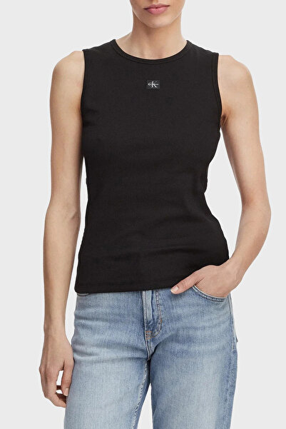 Calvin Klein Logolu Pamuklu Sırt Dekolteli Top LV047F246GUB1 TOP LV047F246G UB1